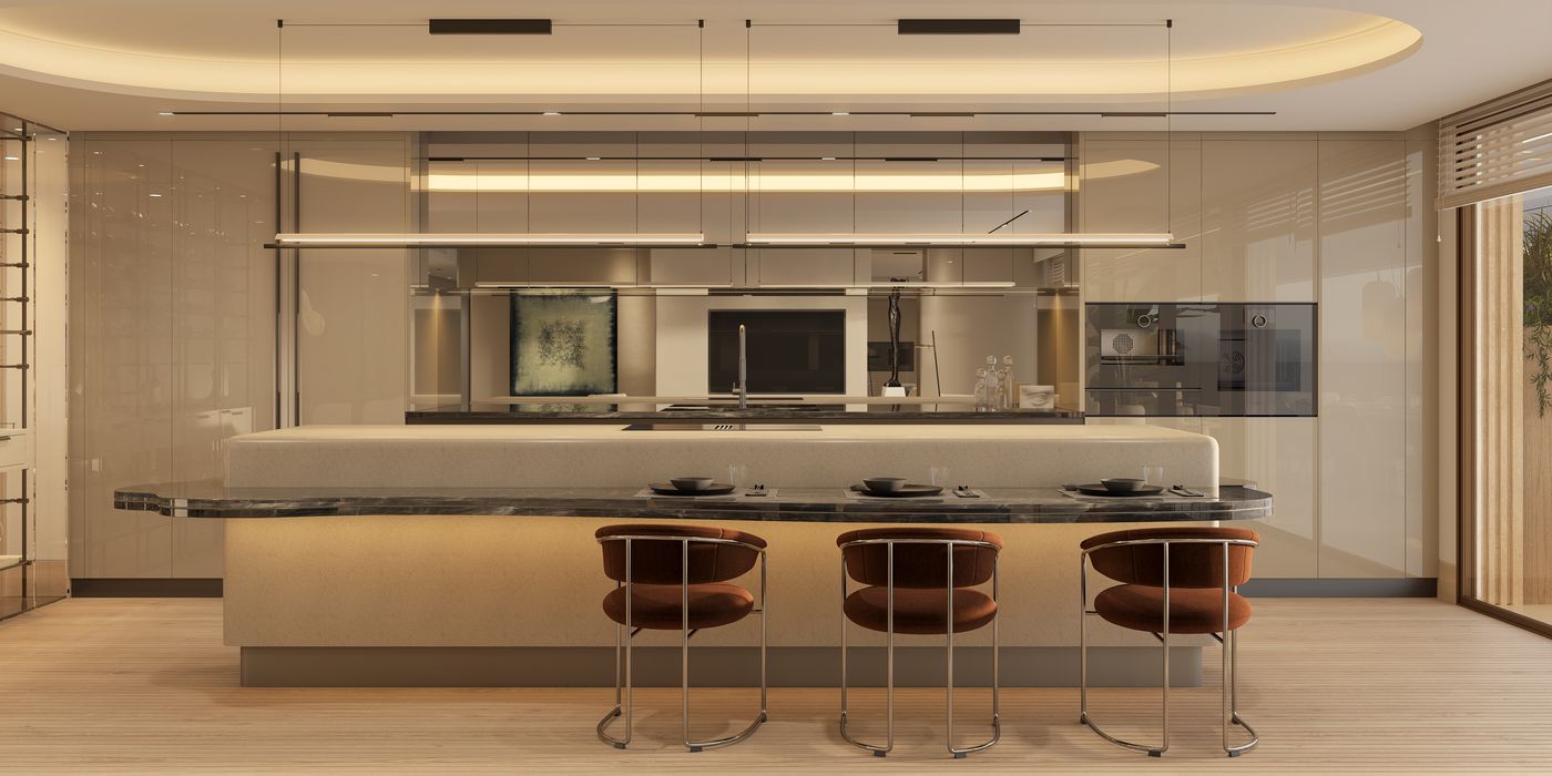 The open kitchen