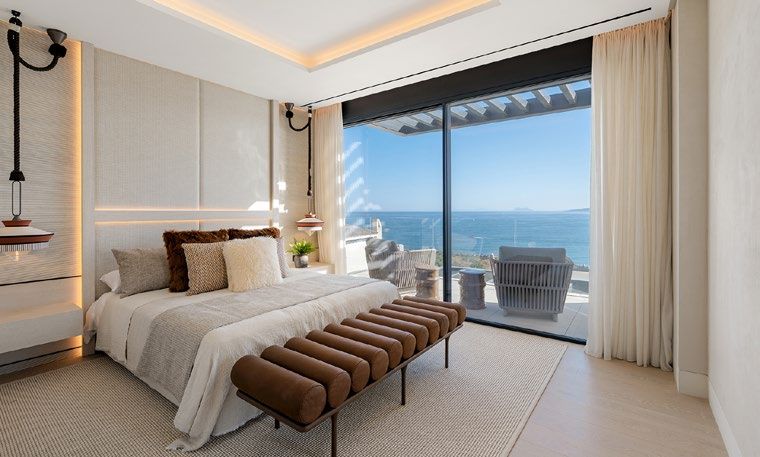 The master bedroom